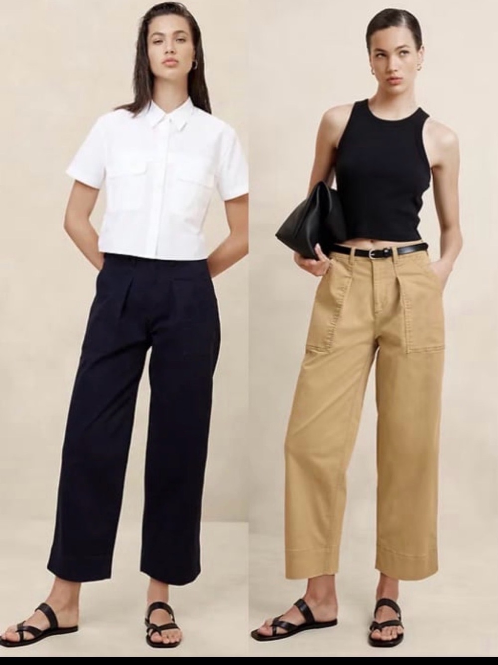 Banana Republic Authentic Chino Barrel Pant
Size 8